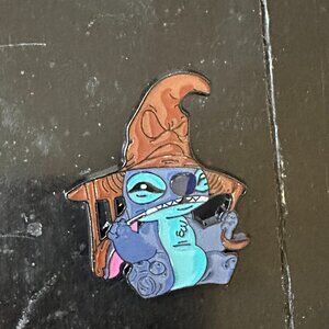 Disney Stitch Enamel Pin Tie Tack Back Hogwarts Hat Lapel Pin